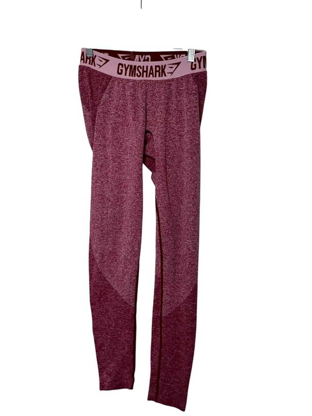 Gymshark Women High-Waisted Leggings Pink Marl Small Activewear
